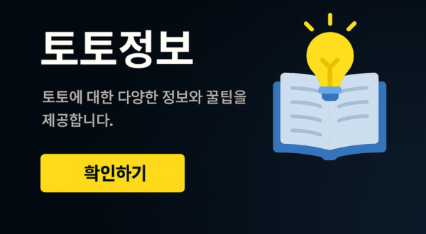 토토정보 인트로